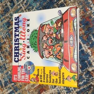 Christmas Sing-Along Car.i.oke Hardback Book w/CD - Unused